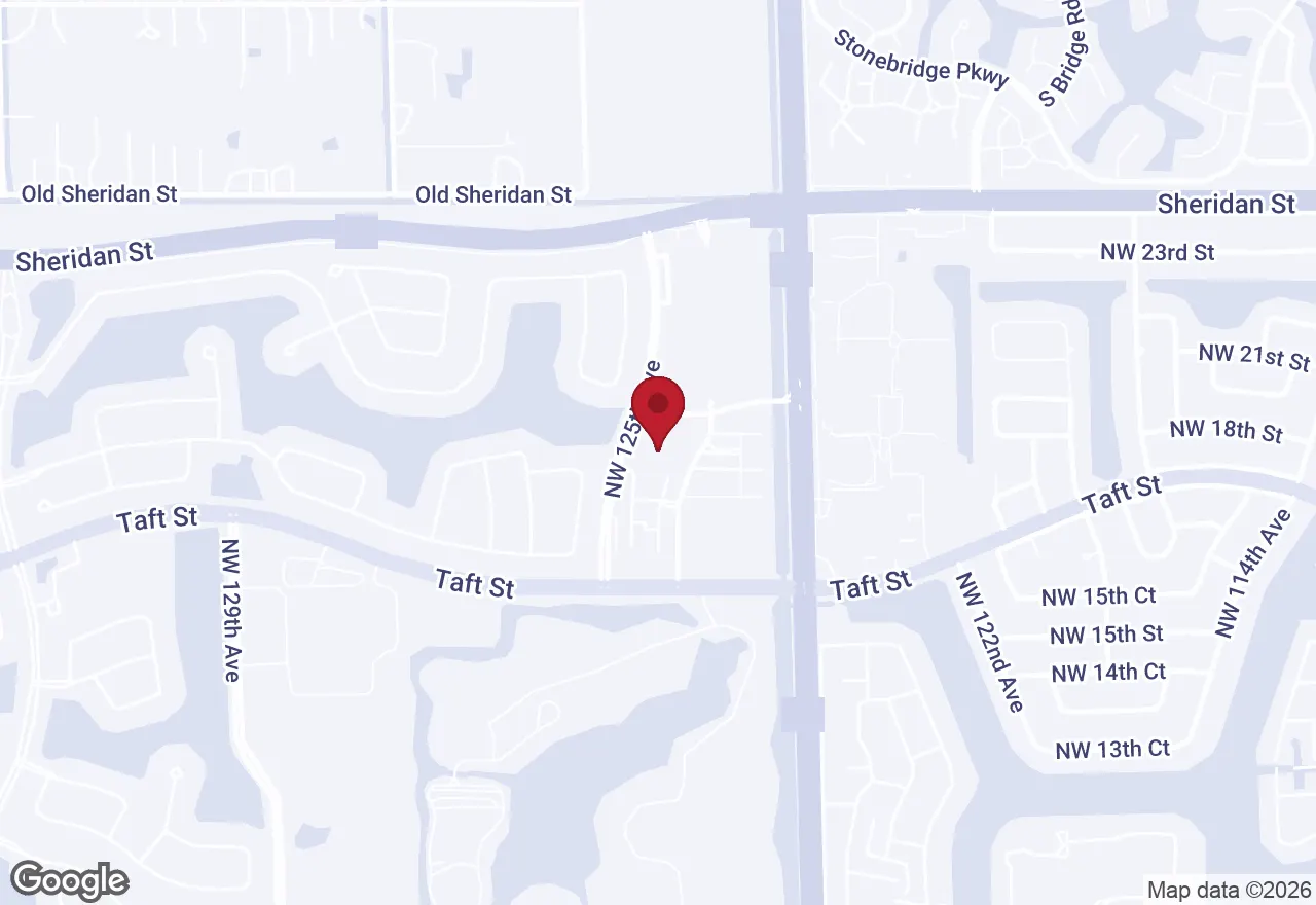 Map of our office at 1806 N Flamingo Rd Ste 345, Pembroke Pines, FL 33028